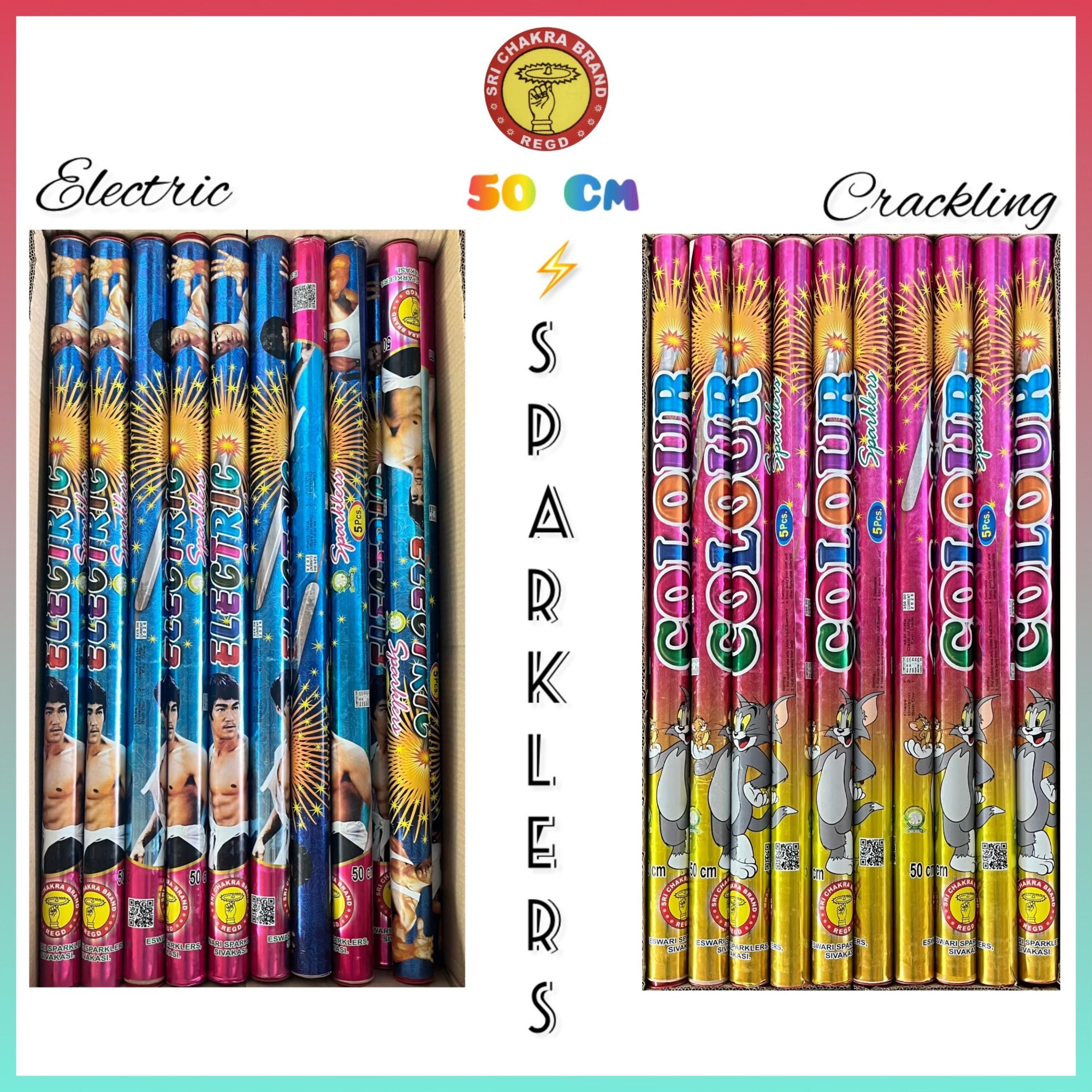 50,cm Colour (5pcs)