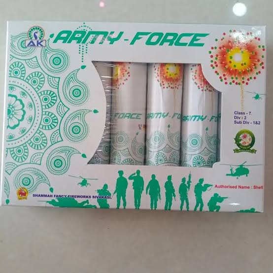 Army force. Colour&crakling. (5pcs)